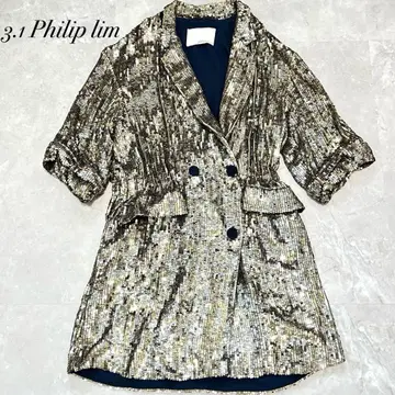 [레어] 3.1 Phillip Lim 스팽글 리버서블 자켓