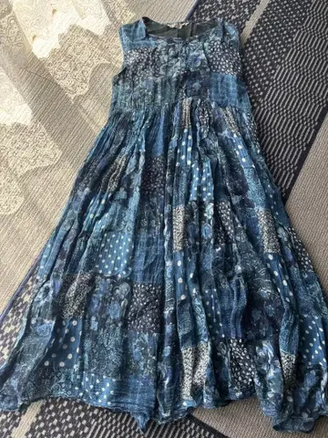 vintage 패치워크 원피스