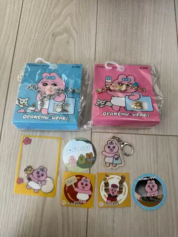 빤쮸토끼 키링 스티커 세트