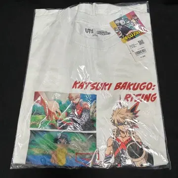 유니클로 UT 나의 히어로 아카데미아 L 사이즈 화이트