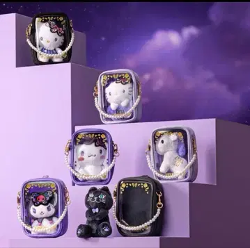 대만 세븐일레븐 ANNA SUI x 산리오 봉제 인형 파우치 쿠로미