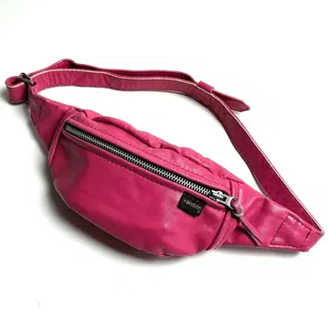 [ 레어 컬러 ] VANSON/가죽 바디백/웨스트 파우치/패니팩형