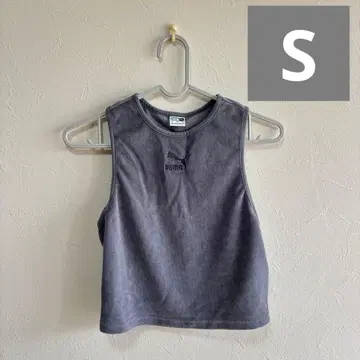 PUMA CLASSICS TOWELING CROP TOP