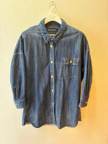 mercibeaucoup 메르시보쿠 데님 셔츠 원피스