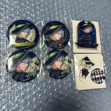 트위스테 캔뱃지 아크릴 키링 블루밍 실버 1