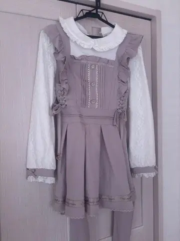 LIZLISA 백 카슈쿨 셋업 핑크