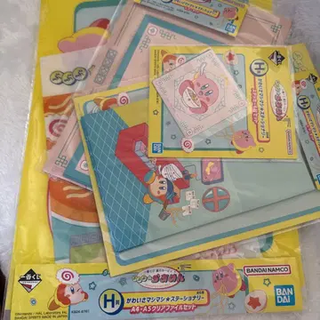 별의 커비 제일복권 푸푸라멘 귀여움 추가 스테이셔너리 4종