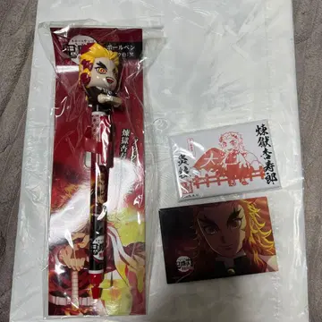 귀멸의 칼날 무한열차 교토의 업무 렌고쿠 쿄쥬로 볼펜 스퀘어 캔뱃지