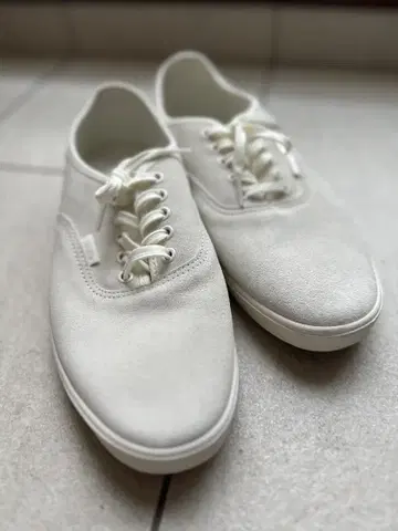 VANS 화이트 스니커즈 반스