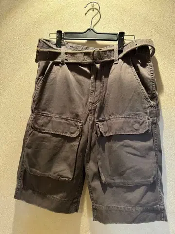 00's A|X 아르마니 익스체인지 그레이 카고 하프 팬츠