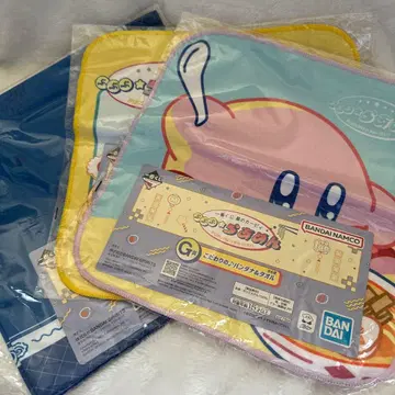 별의 커비 제일복권 푸푸푸 라멘 코다와리 반다나&타월 3종 세트