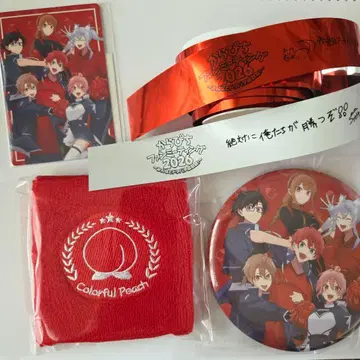 컬러풀 피치 팬미팅 응원 혜택 리스트 밴드 캔뱃지 은색 테이프