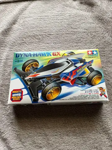 타미야 마이티 미니 사륜구동 시리즈 NO.1 다이나호크 GX 박스 아트