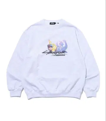 맨투맨 XLARGE 사이버펑크 엣지러너 루시 그레이