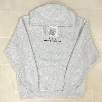 나츠메 우인장 트리플 냥코 선생님 맨투맨 후드티 그레이 LL