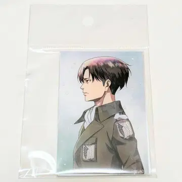 진격의 거인 리바이 겨울의 발걸음ver. 아크릴 카드 2종 세트