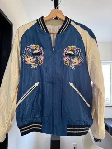 동양 스카잔 리버서블 파랑 x 실버