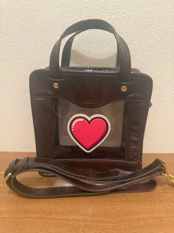 안야 힌드마치 하트 클리어 백