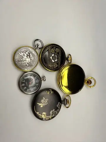 회중시계 5점 묶음 판매 앤티크풍 레트로 정크 R19