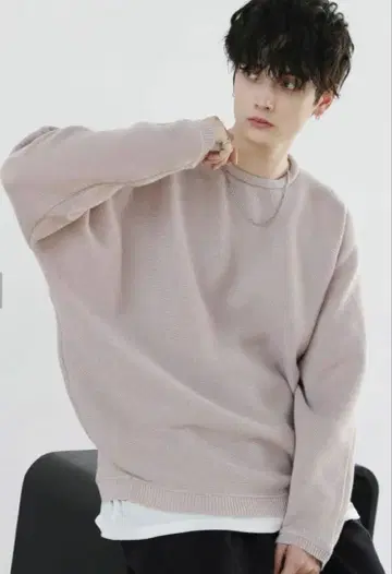 [ 미개봉 새상품 ] ASTRONOMY 돌먼 니트 스모키 핑크 S