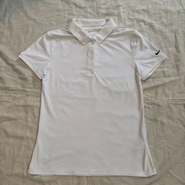 나이키 드라이핏 피케 셔츠 XS 화이트