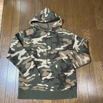 빔즈 카모플라쥬 니트 후드티