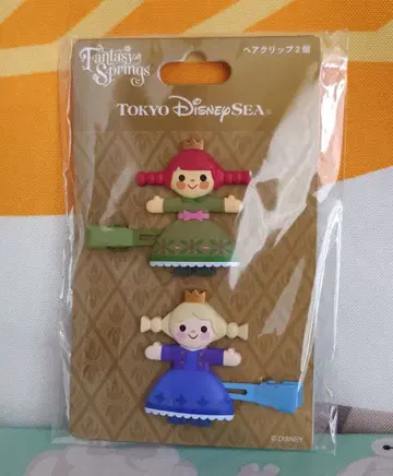 디즈니 리조트 판타지 스프링스 아나와 눈의 여왕 헤어 클립