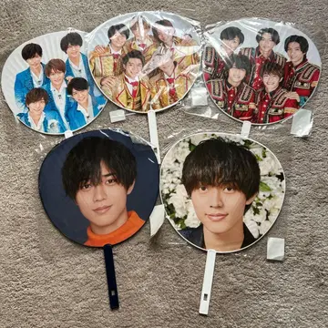 King & Prince 나가세 렌 부채 5점 세트