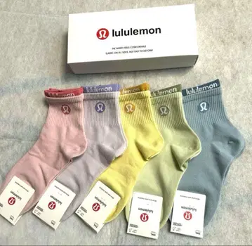 새상품 lululemon 여성 양말 5족 세트