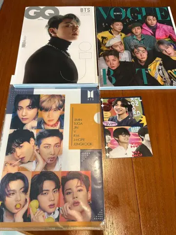 BTS !덤 포함! GQ Korea VOGUE korea 세트! 잡지