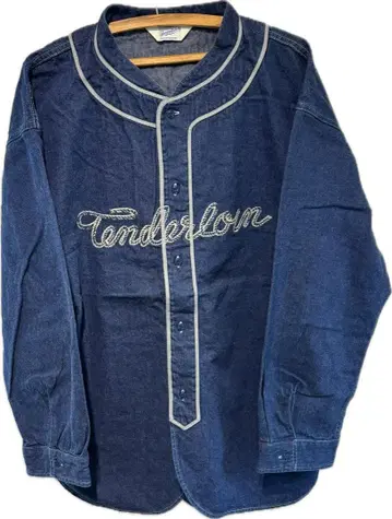 TENDERLOIN DENIM BASEBALL SHIRT M