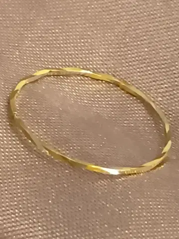 cui-cui k10 트위스트 스키니 반지 9호