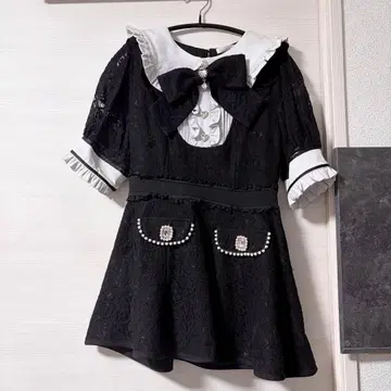 24시간 이내 발송 LIZLISA 리즈리사 레이스 셋업 반팔