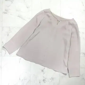 내추럴 뷰티 베이직 키넥 블라우스 그레이지 M*OD151