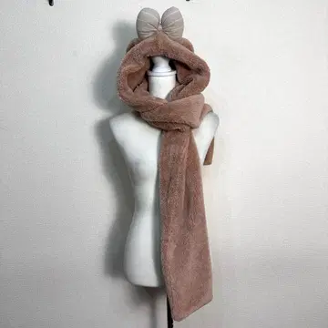 DISNEY 보아 모자 머플러 셰리 메이 핑크 C056