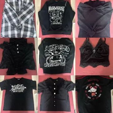 지뢰계 서브컬처 계열 상의 묶음 판매