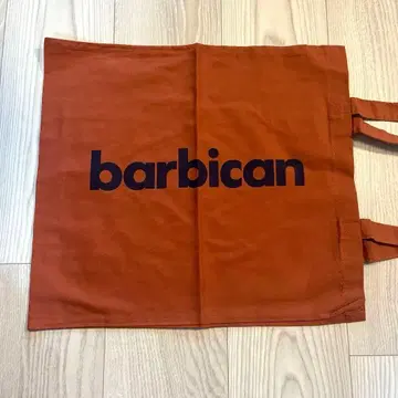 바비칸 토트백 에코백 브라운 해외 서점 미술관 영국