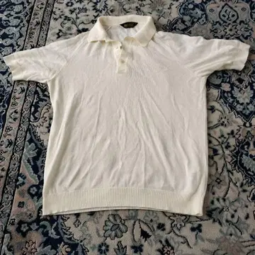 TENDLETON 니트 피케 셔츠 S 화이트