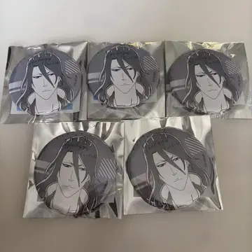 BLEACH lette-graph 캔뱃지 쿠치키 뱌쿠야 5개