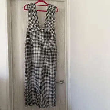 beams heart 체크 원피스