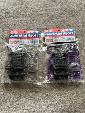 미니 사륜구동 슈퍼 X 카본 강화 섀시 (블랙/그레이) 외 2세트 타미야