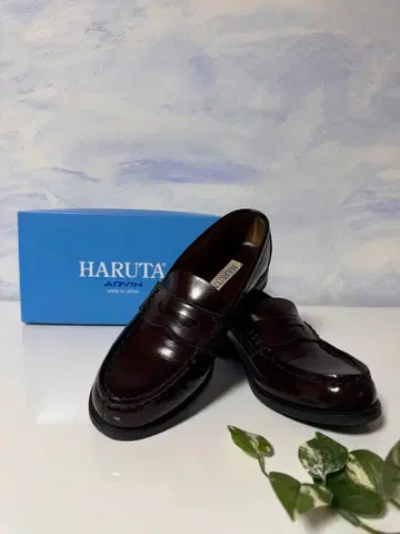 [ 새상품급 ] HARUTA 다크 브라운 ( 자메이카 ) 로퍼 25cm