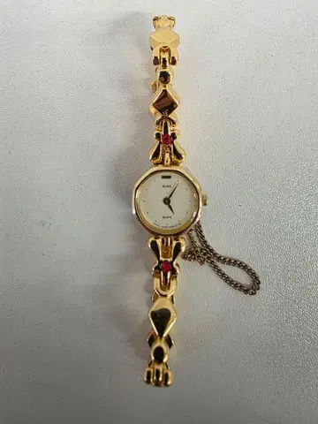 세이코 ALBA 골드 쿼츠 손목시계