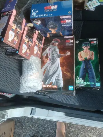 유유백서 제일복권 A상 B상 C상 소프트 비닐 피규어 4종 컴플리트 세트