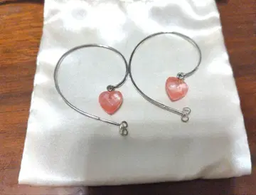 블룸 후프 귀걸이 체리 쿼츠 귀걸이 아가트 백화점 구매 수정