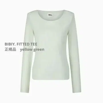 [정품] Bibiy. 비비 BIBIY. FITTED TEE 그린