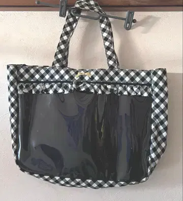 SWIMMER 이타백 블랙 깅엄 체크