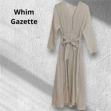 WhimGazette 윔 가젯 개더 원피스 A라인 손세탁 가능