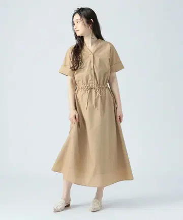 BEAMS HEART WOMEN 스키퍼 드로스트 원피스