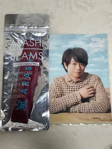 ARASHI BEAMS 트래블 러기지 마크